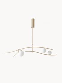 Velké závěsné svítidlo Nebo, Světle béžová, Š 120 cm, V 87 cm