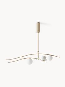 Grande suspension Nebo, Beige clair, larg. 120 x haut. 87 cm