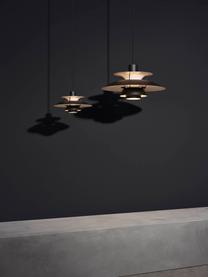Hanglamp PH 5, verschillende formaten, Lampenkap: gecoat metaal, Diffuser: glas, semi-transparant, Zwart, Ø 50 x H 27 cm