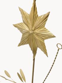 Handgemachte Deko-Anhänger Star, Eisen, beschichtet, Goldfarben, B 27 x H 38 cm