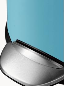 Poubelle avec fonction pédale Belle Deluxe, Bleu ciel, argenté, Ø 29 x haut. 69 cm, 30 L