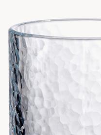 Longdrinkgläser Forma mit strukturierter Oberfläche, 2 Stück, Glas, Transparent, Ø 8 x H 15 cm, 320 ml