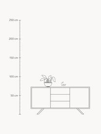 Lámpara de mesa LED pequeña con puerto USB Chameleon, Lámpara: resina, Cable: plástico, Blanco, An 17 x Al 14 cm