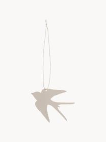 Velikonoční dekorace Birdie, 4 ks, Nerezová ocel s práškovým nástřikem, Světle béžová, Š 6 cm, V 5 cm