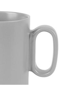 Taza con filtro para té Baltika, Gres, bambú, acero inoxidable, Gris, Ø 9 x Al 14 cm