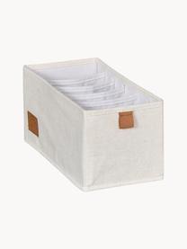 Úložné boxy Premium, 2 ks, Světle béžová, hnědá, Š 15 cm, H 30 cm