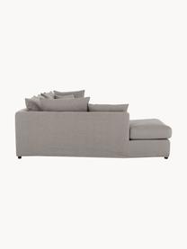 Großes Ecksofa Zach, Bezug: Polypropylen Der hochwert, Füße: Kunststoff, Webstoff Taupe, B 300 x T 213 cm, Eckteil links