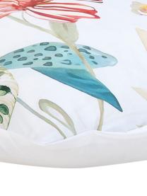 Fundas de almohada de percal Meadow, 2 uds., Multicolor, blanco, An 40 x L 80 cm