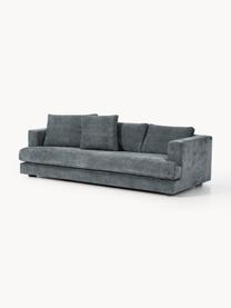 Sofa Tribeca (3-osobowa), Tapicerka: 100% poliester Dzięki tka, Stelaż: drewno bukowe, drewno sos, Nogi: drewno sosnowe Ten produk, Szaroniebieska tkanina, S 228 x G 104 cm