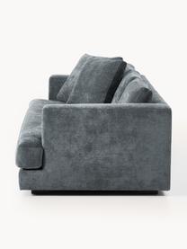 Sofa Tribeca (3-Sitzer), Bezug: 100 % Polyester Der strap, Gestell: Buchenholz, Kiefernholz, , Füße: Kiefernholz Dieses Produk, Webstoff Graublau, B 228 x T 104 cm