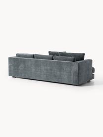 Sofa Tribeca (3-Sitzer), Bezug: 100 % Polyester Der strap, Gestell: Buchenholz, Kiefernholz, , Webstoff Graublau, B 228 x T 104 cm