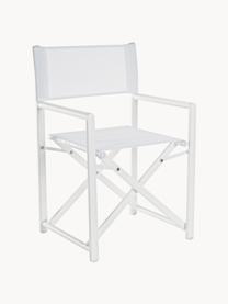 Chaise de jardin pliante Taylor, Blanc, larg. 48 x prof. 56 cm