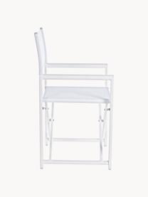 Krzesło ogrodowe Taylor, Stelaż: aluminium malowane proszk, Biały, S 48 x G 56 cm