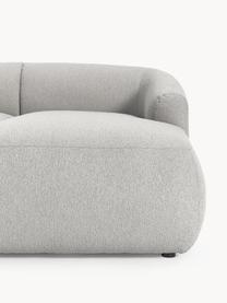 Modulares Bouclé-Ecksofa Sofia (3-Sitzer), Bezug: Bouclé (100 % Polyester) , Gestell: Fichtenholz, Spanplatte, , Füße: Kunststoff Dieses Produkt, Bouclé Hellgrau, B 277 x T 185 cm, Eckteil rechts