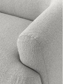 Modulares Bouclé-Ecksofa Sofia (3-Sitzer), Bezug: Bouclé (100 % Polyester) , Gestell: Fichtenholz, Spanplatte, , Bouclé Hellgrau, B 277 x T 185 cm, Eckteil rechts