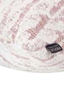 Housse de coussin 40x40 rose/blanc Illinois, Rose, blanc