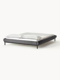 Čalouněná postel Meya, Tmavě šedá, Š 140 cm, D 200 cm