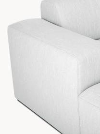 Ecksofa Melva (3-Sitzer), Bezug: 100% Polyester Der hochwe, Gestell: Massives Kiefernholz, Spa, Füße: Kunststoff Dieses Produkt, Webstoff Hellgrau, B 239 x T 143 cm, Eckteil rechts