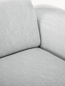 Canapé d'angle 3 places Melva, Tissu gris clair, larg. 239 x prof. 143 cm, méridienne à droite