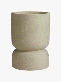 Velký obal na květináč v organickém tvaru Anjonu, Cement, Béžová, Ø 28 cm, V 40 cm