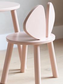 Krzesełko dla dzieci z drewna Mouse, Fornir brzozowy lakierowany

Ten produkt jest wykonany z drewna pochodzącego ze zrównoważonych upraw, które posiada certyfikat FSC®., Blady różowy, S 43 x G 28 cm