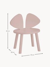 Chaise en bois pour enfant Mouse, Bois de bouleau, laqué

Ce produit est fabriqué à partir de bois certifié FSC® issu d'une exploitation durable, Rose pâle, larg. 43 x prof. 28 cm