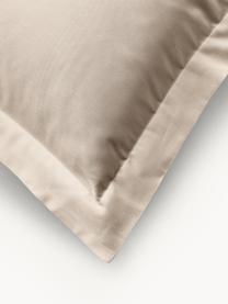Baumwollsatin-Bettdeckenbezug Premium, Webart: Satin Fadendichte 400 TC,, Beige, B 200 x L 200 cm