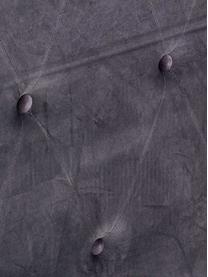 Cabecero de terciopelo Bruno, Tapizado: terciopelo, Estructura: tablero de fibras de dens, Gris topo, An 160 x Al 140 cm