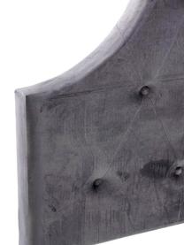Cabecero de terciopelo Bruno, Tapizado: terciopelo, Estructura: tablero de fibras de dens, Gris topo, An 160 x Al 140 cm