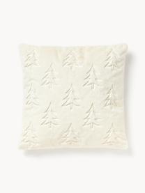 Housse de coussin moelleuse avec motif hivernal Nari, 100 % polyester, certifié GRS

Le matériau est certifié STANDARD 100 OEKO-TEX®, SH025 134875 , TESTEX, Blanc cassé avec motif de sapin, larg. 50 x long. 50 cm