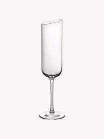 Sektgläser NewMoon, 4 Stück, Glas, Transparent, Ø 5 x H 23 cm, 170 ml