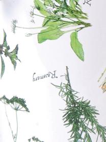 Závěsný obal na květináč Herbs, Potažený kov, Bílá, Š 25 cm, V 26 cm