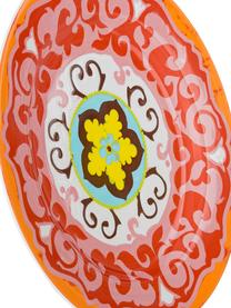 Speiseteller Nador mit buntem Muster, 6er-Set, Steingut, Mehrfarbig, Ø 27 cm