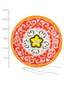 Dinerbordenset Nador met gekleurd patroon, 6-delig, Keramiek, Multicolour, Ø 27 cm