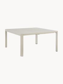 Mesa extensible para exterior Kiplin, 97-150 x 150 cm, Aluminio con pintura en polvo, Beige claro, An 97-150 x F 150 cm