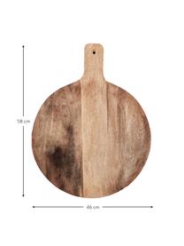 Tabla de cortar de madera de acacia Melker, Madera de acacia, Madera de acacia, L 58 x An 46 cm