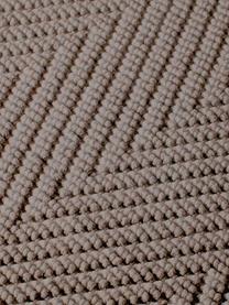 Tapis de bain coton avec imprimé chevrons Soft, Taupe