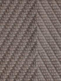 Tappeto bagno con motivo spina di pesce Soft Cotton, 100% cotone, Taupe, Larg. 60 x Lung. 100 cm