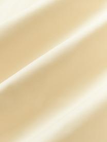 Funda nórdica de percal Elsie, Amarillo claro, Cama 90 cm (155 x 220 cm)