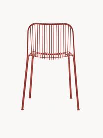 Chaise de jardin Hiray, Acier galvanisé, laqué, Rouge, larg. 53 x prof. 55 cm