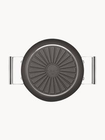 Braadpan 50's Style met deksel en antiaanbaklaag, Deksel: glas en roestvrij stalen , Zwart, Ø 24 cm x H 18 cm, 4,6 L