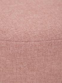 Hocker Mara in Rosa mit Wiener Geflecht, Bezug: Polyester Der hochwertige, Rahmen: Sperrholz, Webstoff Altrosa, Ø 37 x H 39 cm