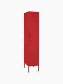 Kleiner Kleiderschrank The Skinny, Stahl, pulverbeschichtet, Rot, B 35 x H 183 cm
