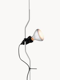 Lampa wisząca Parentesi, Stal powlekana, Biały, Ø 11 x W 61 cm