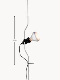 Lampa wisząca Parentesi, Stal powlekana, Biały, Ø 11 x W 61 cm