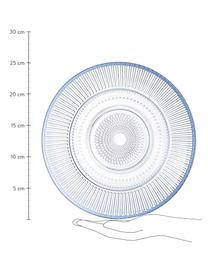 Vajilla Louison, 6 comensales (18 pzas.), Vidrio tensionado, Transparente, Set de diferentes tamaños