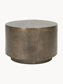 Kulatý kovový odkládací stolek s povrchovou úpravou Rota, Potažený hliník, MDF deska (dřevovláknitá deska střední hustoty), Mosazná, Ø 50 cm