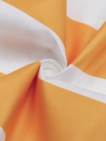 Serviette de plage en microfibre Cabana, à séchage rapide, Microfibre (80 % polyester, 20 % polyamide), Orange, blanc, larg. 90 x long. 200 cm