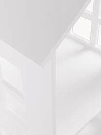 Dětský regál Sevilla, Potažená MDF deska (dřevovláknitá deska střední hustoty), Dřevo, lakováno bílou barvou, Š 40 cm, V 117 cm