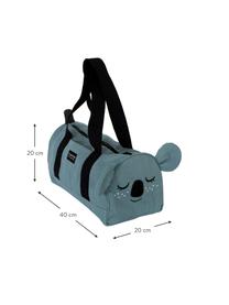 Bolsa bandolera Koala, 100% algodón ecológico con certificado GOTS, Gris azulado, An 40 x Al 20 cm